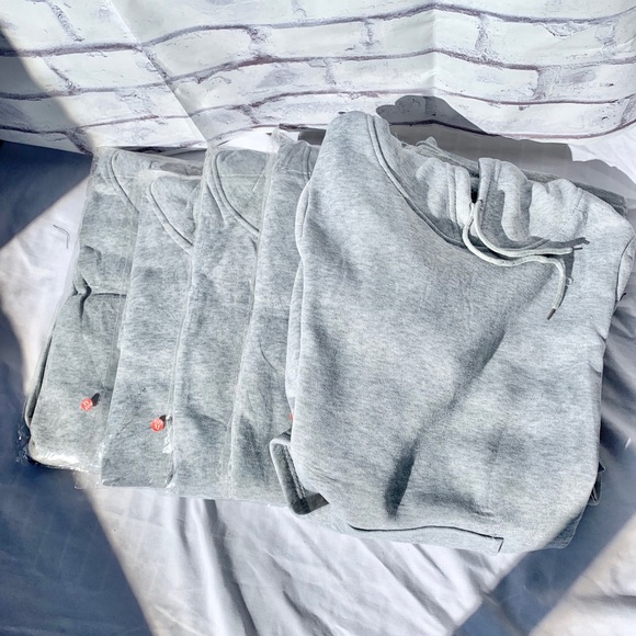 NWT Long Grey Hoodie - Picture 5 of 6